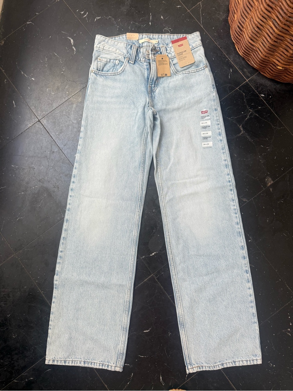 Levi's Light Blue Flare Jeans - Picture 7 of 9